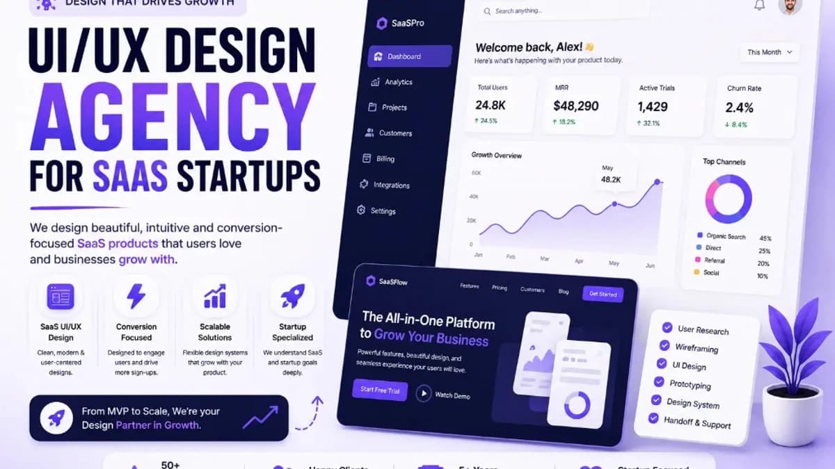 UI/UX Design Agency for SaaS Startups: How Great Product Design Becomes Your Biggest Competitive Advantage (2026 Guide)