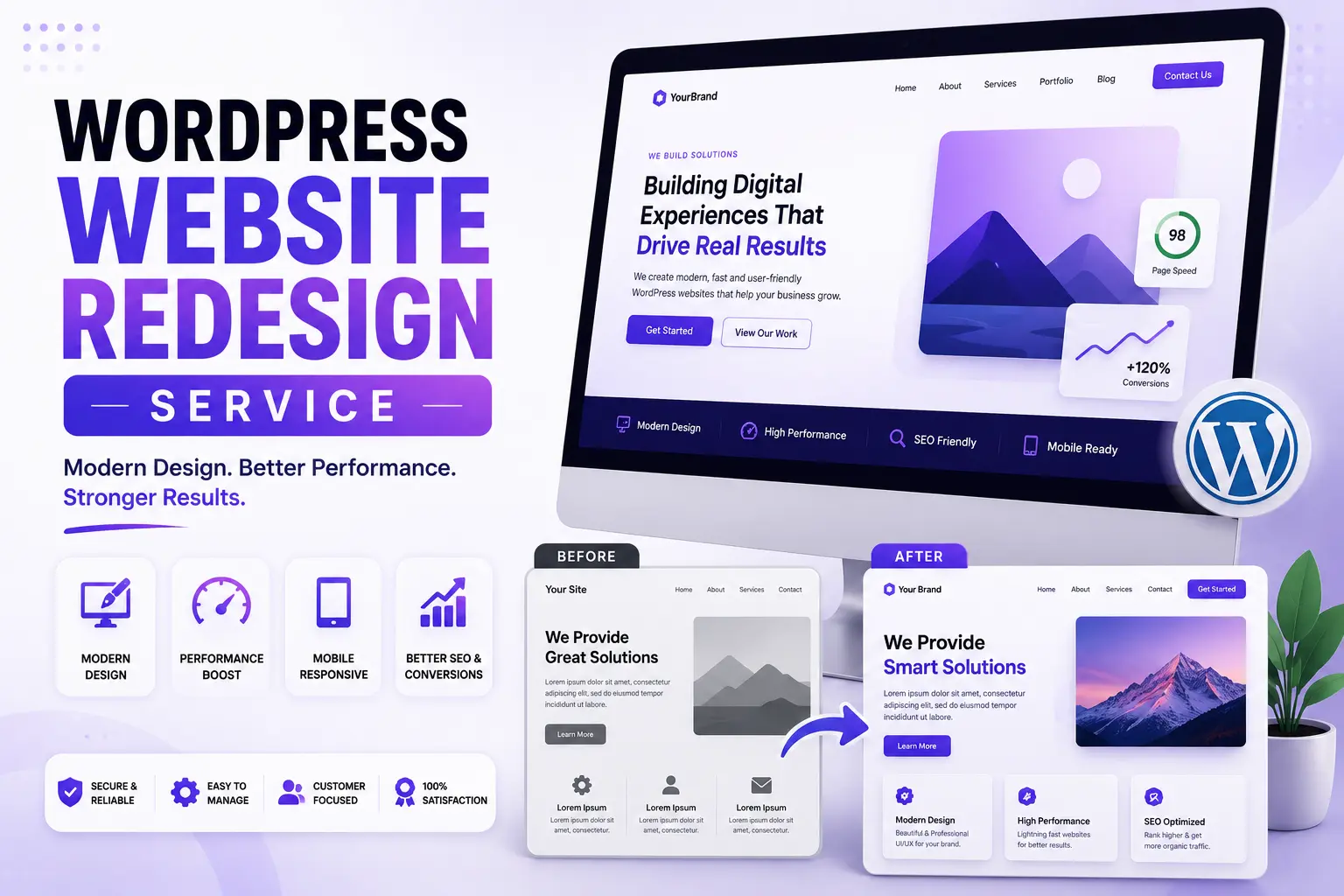 WordPress Website Redesign Service: A Complete Guide to Modernizing Your Business Website Without Losing SEO (2026)