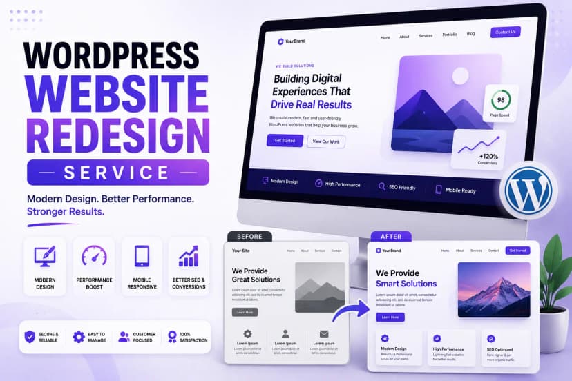 WordPress Website Redesign Service: A Complete Guide to Modernizing Your Business Website Without Losing SEO (2026)